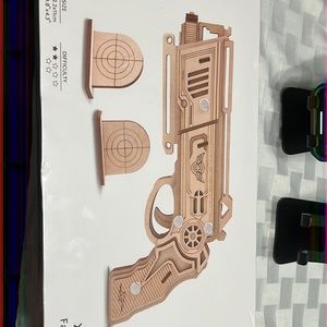 Rubber ban shooter.  3d puzzle